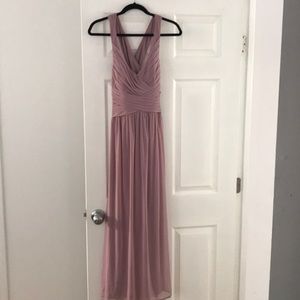 Blush bridesmaid dress